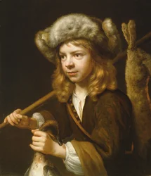 若いスポーツマンの肖像画